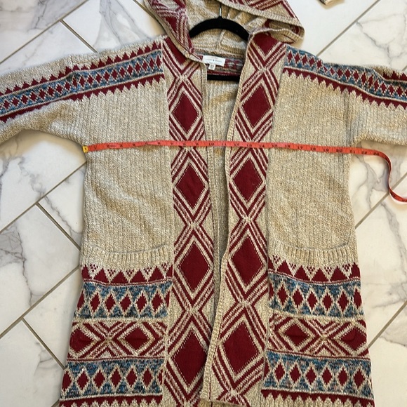 Lucky Brand Navajo like print Cardigan - Picture 6 of 10